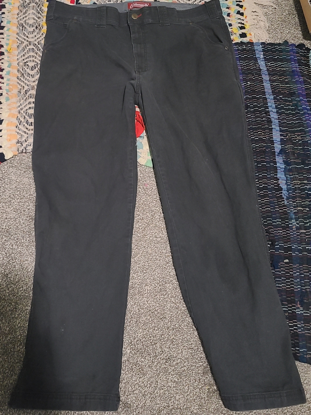 Coleman Men's Straight Jeans Black